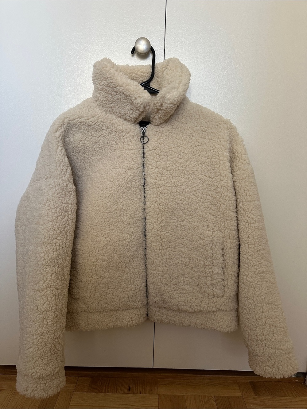 Zara Cream Teddy Jacket